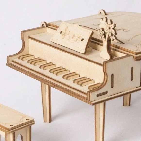 3D Wooden puzzle piano - Picture 2 of 2